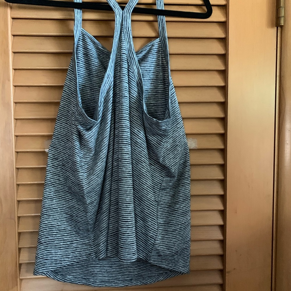 Navy and white tank top